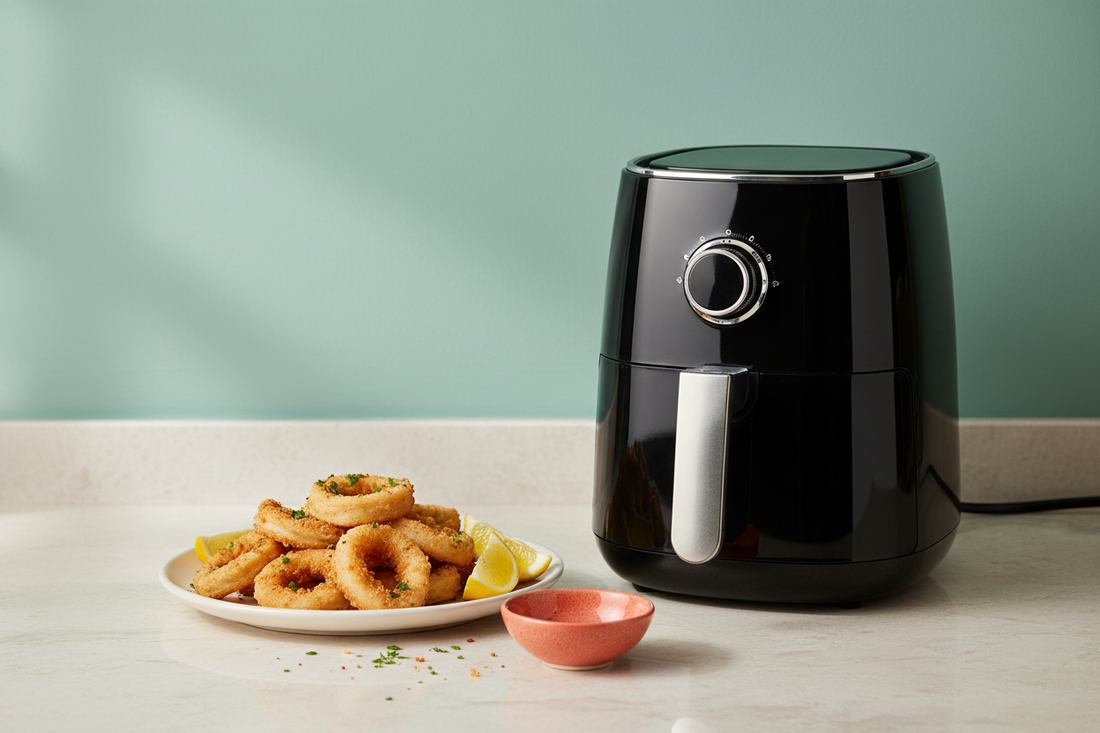 Receta de Anillos de Calamar en Air Fryer: El Crunch Saludable | Pura Agalla Bogotá