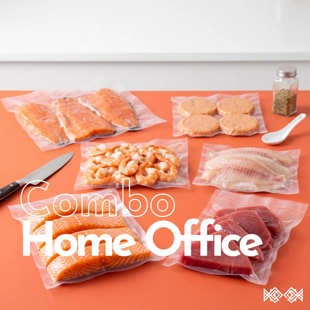 Combo Home Office a domicilio en Bogotá: Salmón, Atún, Tilapia, Camarón, Trucha, Hamburguesas de Salmón | Pura Agalla