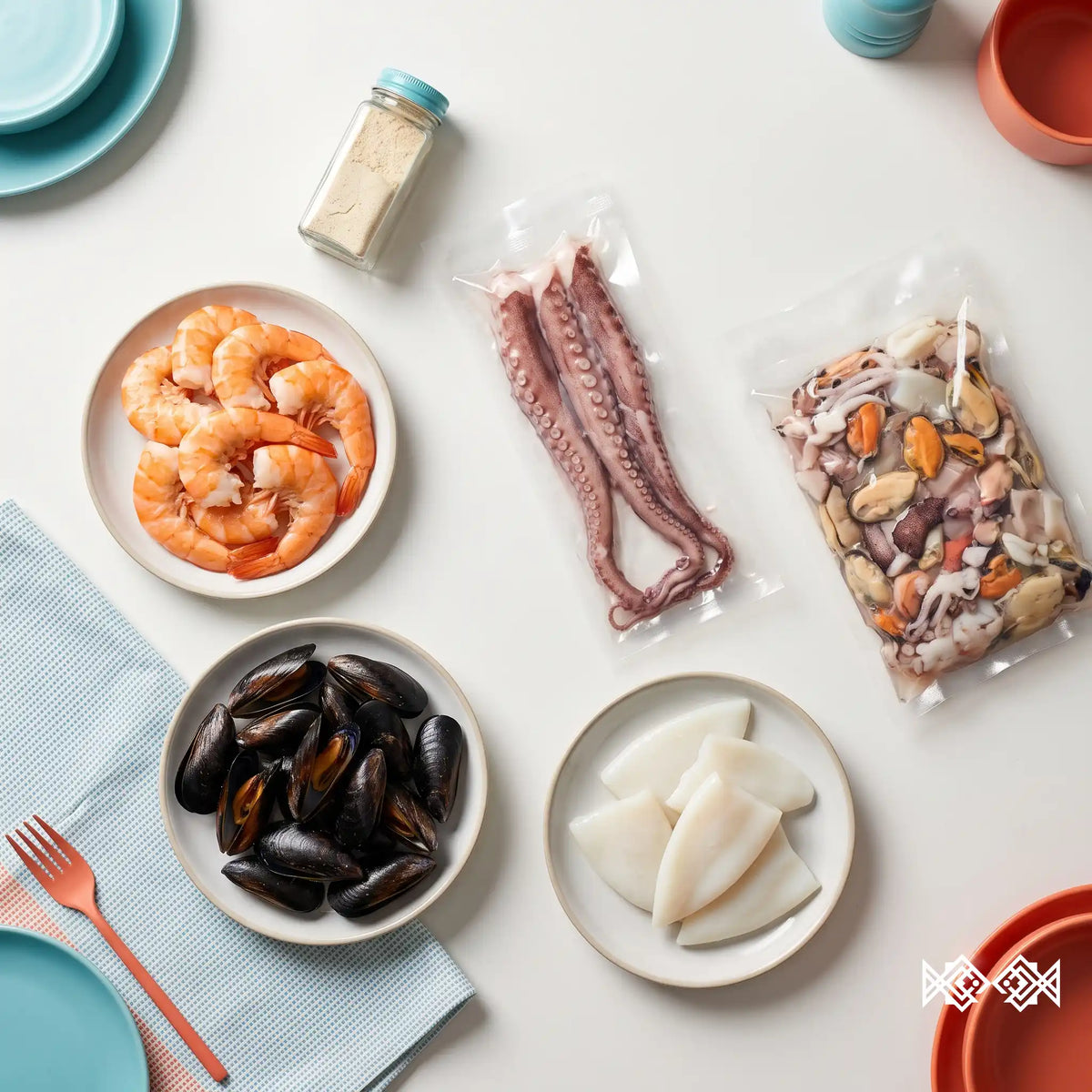 Combo Paella & Arroces a domicilio en Bogotá: Camarón, Alemeja, Mixtura, Téntaculo y Calamar | Pura Agalla