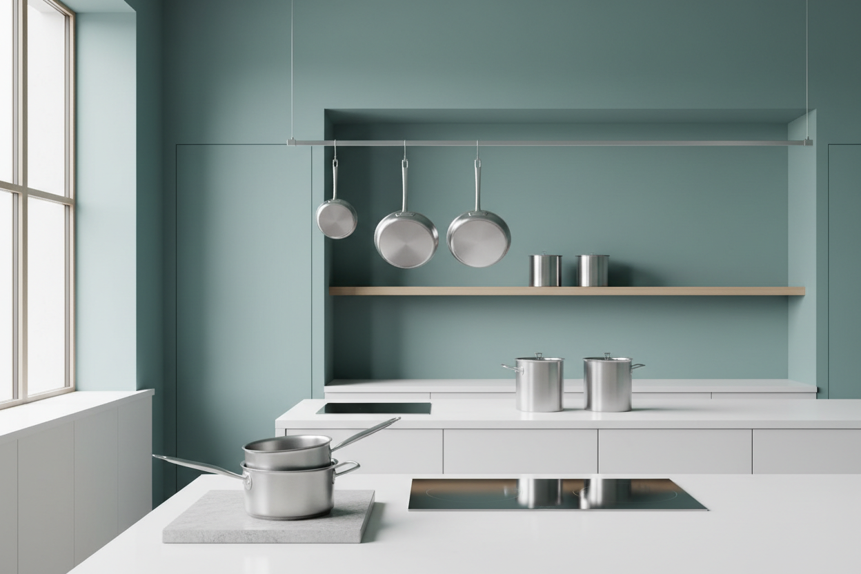 Cocina turquesa Pura Agalla